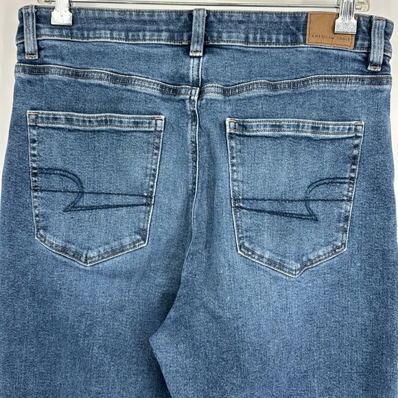 American Eagle Stretch Mom Jeans-Size 12 Long - Picture 5 of 8